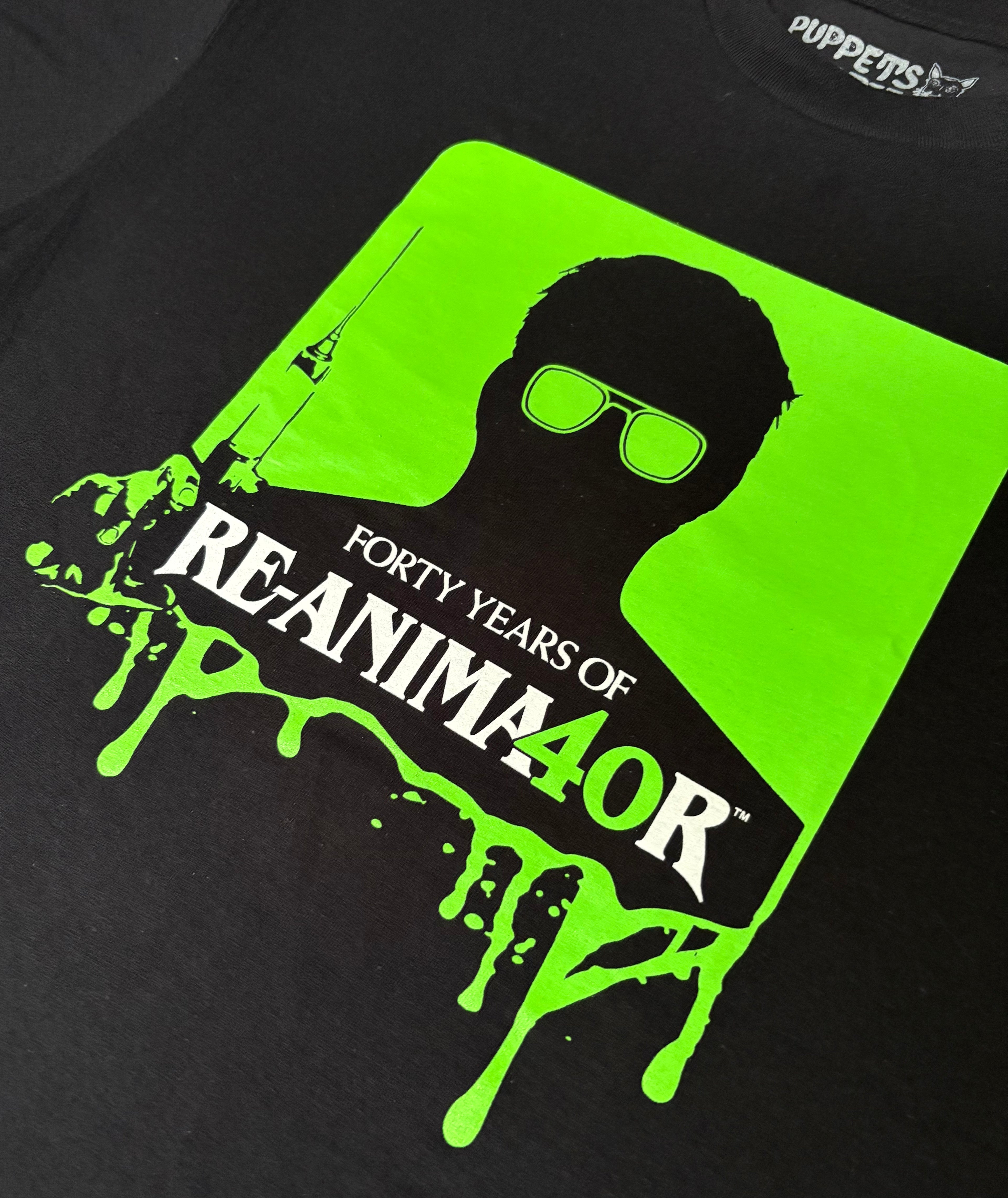Re-Animator 40 T-Shirt - Puppets Never Die