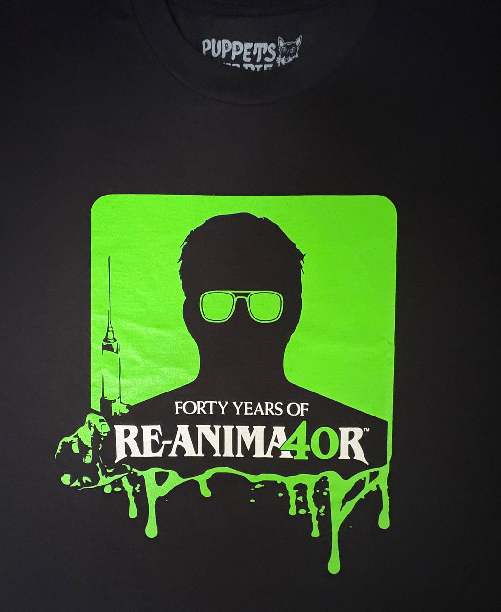 Re-Animator 40 T-Shirt - Puppets Never Die