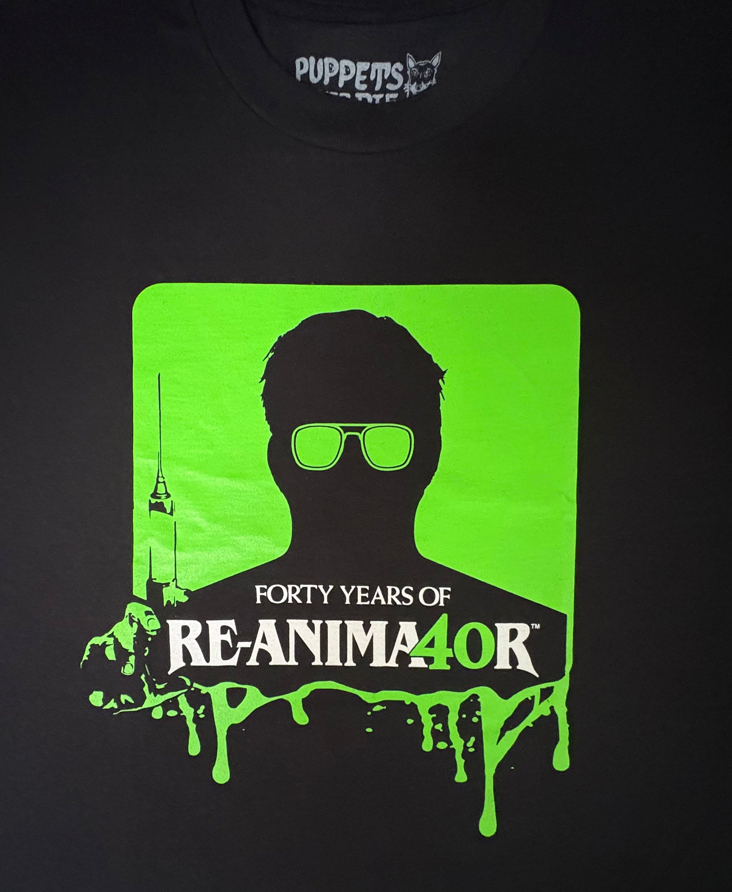 Re-Animator 40 T-Shirt - Puppets Never Die